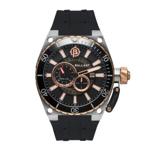 Ballast Gent's Valiant Regulator Automatic Watch with Silicone Strap