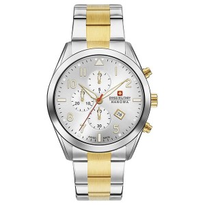 Swiss Military by Hanowa Gent's Helvetus Chronograph Watch with Stainless Steel Bracelet