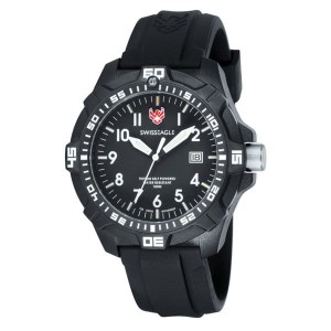 Swiss Eagle Gent's Ever Brite Watch with Silicone Strap