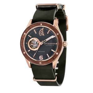 Spinnaker Gent's Sorrento Automatic with Open Heart and Leather Nato Strap