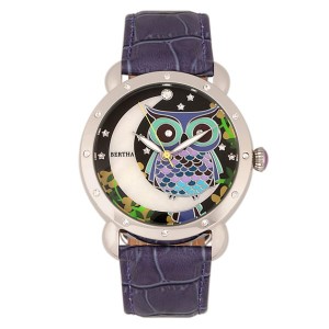 Bertha Ladies' Ashley Watch with Genuine Leather Strap