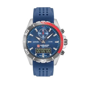 Swiss Military by Hanowa Gent's Multi-Function Multi Mission Watch with Silicone Strap