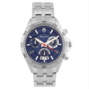 Mathey-Tissot Gent's Bolton Swiss Quartz Chronograph Watch with Stainless Steel Bracelet