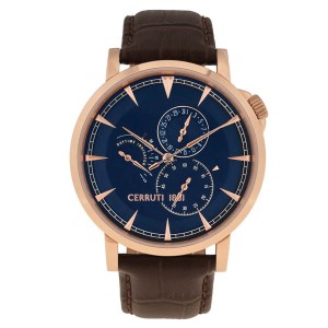 Cerruti 1881 Gent's Caiano Watch with Leather Strap