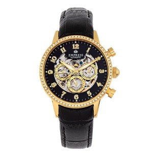 Empress Ladies' Beatrice Automatic Watch with Genuine Leather Strap