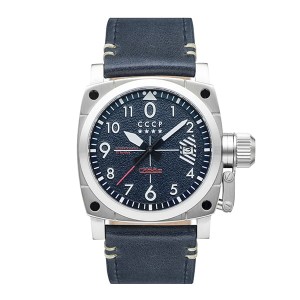 CCCP Gents Gurevich Automatic Watch with Genuine Leather Strap