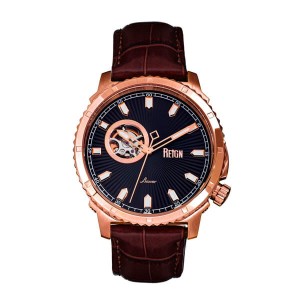Reign Gent's Bauer Automatic Watch with Genuine Leather Strap