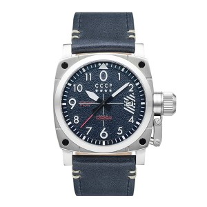 CCCP Gents Gurevich Automatic Watch with Genuine Leather Strap