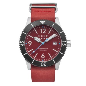 CCCP Gent's Arkhipov Automatic Watch with Genuine Leather NATO Strap