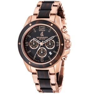 Spinnaker Gent's Vessel Chronograph Watch with Two-Tone Stainless-Steel Bracelet