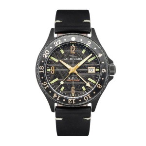 James McCabe Gents Baja GMT Watch with Genuine Leather Strap