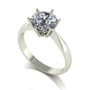 Moissanite 9ct Gold 2.00ct eq Finesse Solitaire Ring