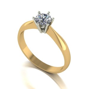 Moissanite 9ct Gold 0.50ct eq Finesse Solitaire Ring