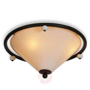 Klosz ze szkła Scavo – lampa sufitowa Provence