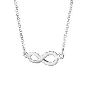 Lily Charmed Sterling Silver Infinity Ne