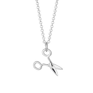 Lily Charmed Sterling  Silver Scissors N