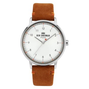 Ben Sherman Gent's Portobello City Watch with Genuine Leather Strap
