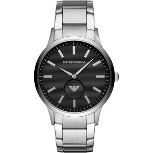 Emporio Armani Gents Dial Watch with Stainless Steel Bracelet