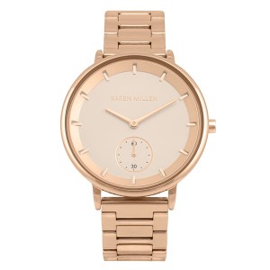 Karen Millen Ladies' Sub-Dial Watch with Stainless Steel Bracelet