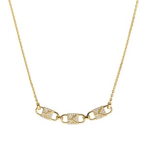 Michael Kors Padlock Trio Jewelled Chain
