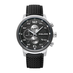 Police Gent's Bromo Watch with Silicone Strap
