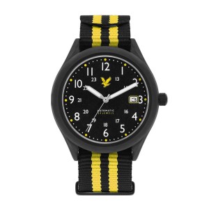 Lyle & Scott Gent's Stealth IP Watch with Nato Strap