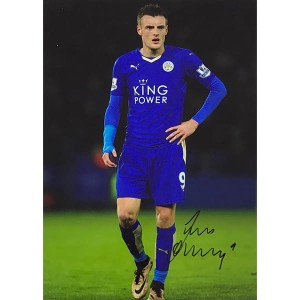 Jamie Vardy Personally Signed Photo
