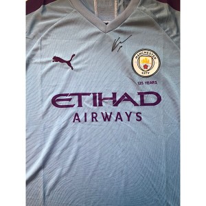 Sergio Aguero Personally Signed Manchester City Shirt