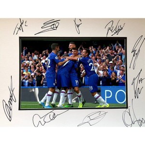 Chelsea FC Framed Multi Signed Photo Mount