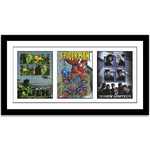 Marvel Framed Trio Collector's Edition Hulk, Spiderman & X-Men Sheetlets