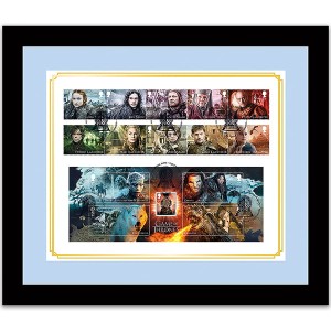 Game of Thrones Framed GB Stamps Set & Stunning Minsheet
