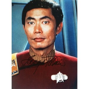 Personally Signed George Takei Colour Photo