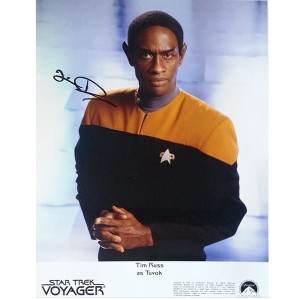 Tim Russ as Tvok Personally Signed Colour Photo