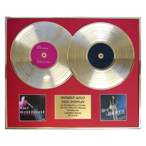 Amy Winehouse Framed Double CD on Gold Discs Presentation Limited Edition of 100 Worldwide