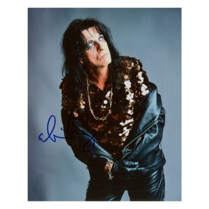 Alice Cooper Personally Signed Colour Photo