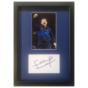 Frank Lampard Framed Photo & Personal Signature Display