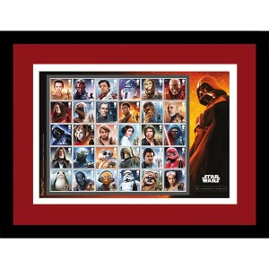 Star Wars IW Exclusive Framed Ultimate Collector's Edition 30 Characters Stamps Sheetlet