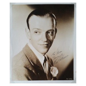 Fred Astaire Personally Signed Vintage Black & White Photo