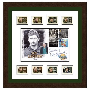 Dads Army Framed Celebration Cover Personally Signed by Ian Lavender