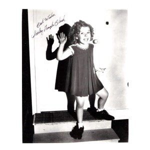 Shirley Temple Personally Signed Classic Black & White Photo