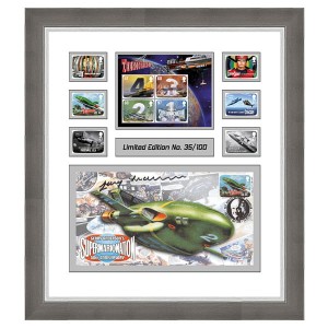 Thunderbirds Stingray Framed Set of 3 Covers Personally Signed by Gerry Anderson