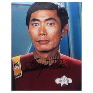 George Takei Personally Signed Mounted Colour Photo