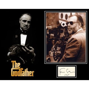 The Godfather Large Photo Mount Personally Signed by the Director Francis Ford Coppola