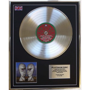 Pink Floyd - Division Bell Framed & Mounted CD Platinum Disc Limited Edition of 50 Only