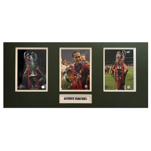 Liverpool FC Triple Player Photo Montage Signed by Van Dijk, Wijnaldum & Firmino