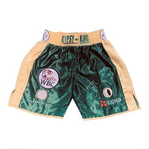 Tyson Fury Personally Signed Boxing Trun