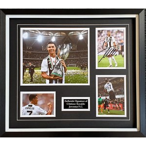 Cristiano Ronaldo Large Photo Mount Signature Display - Signed