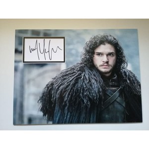 Game of Thrones Mounted Photo & Signature Display Personally Signed by Kit Harington