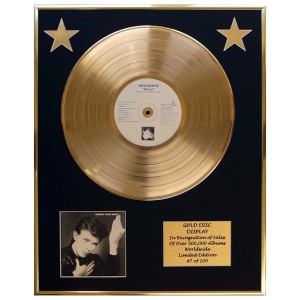 David Bowie Heroes Framed & Mounted CD Gold Disc Display Limited Edition of 100 Worldwide