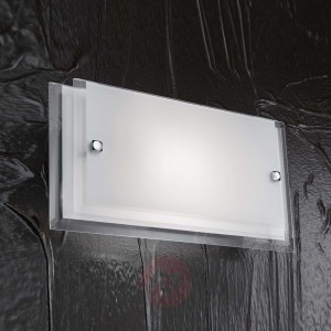 Szklana lampa ścienna Maggie o ładnym kształcie
